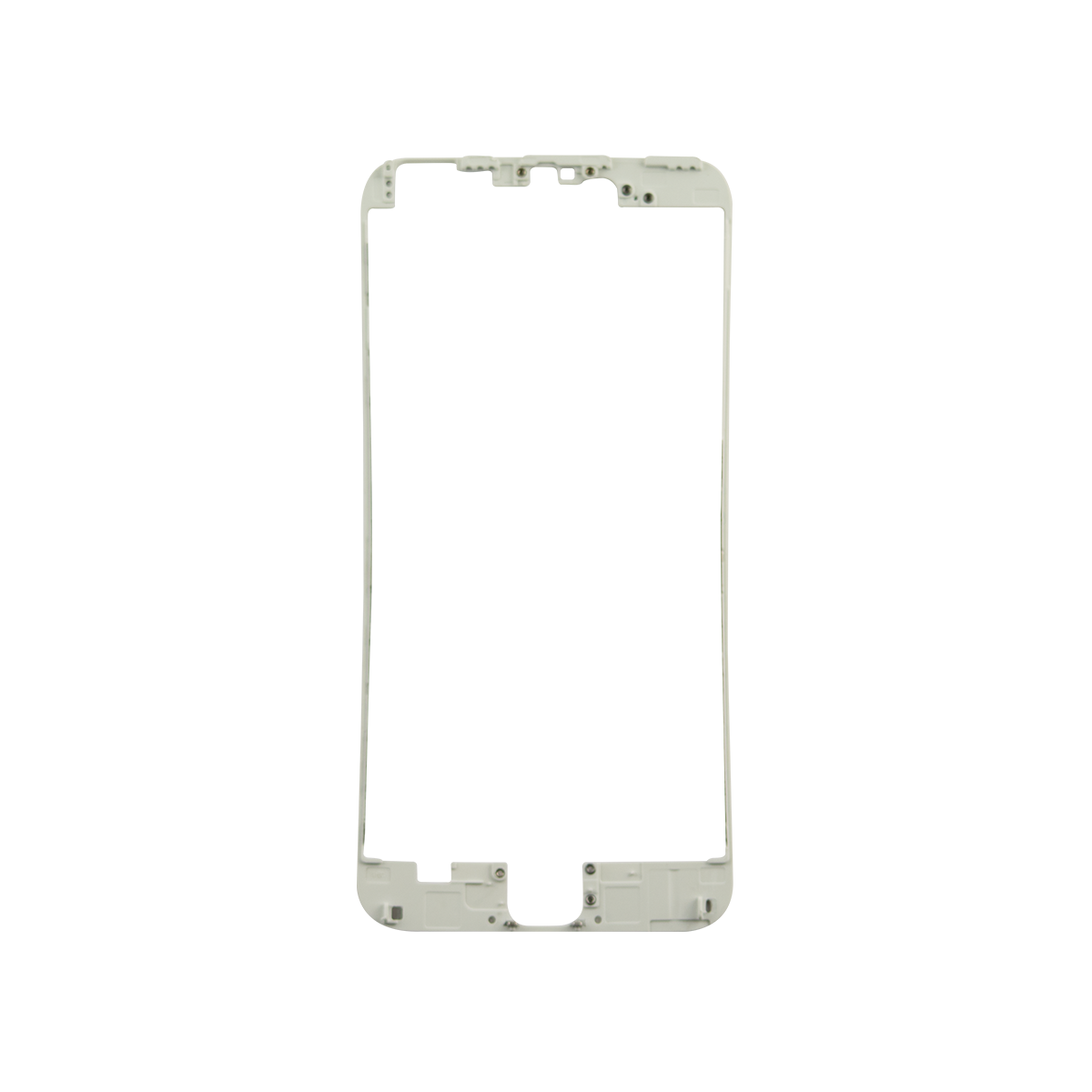 iPhone 6 Plus Front Frame with Hot Glue - white