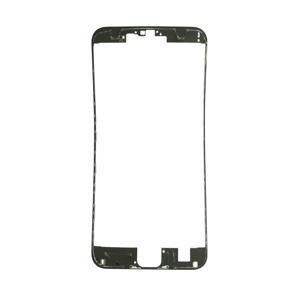 iPhone 6s Plus Front Frame with Hot Glue - Black