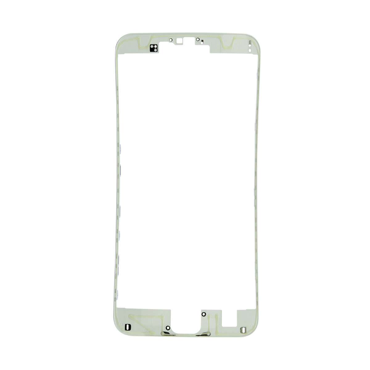   iPhone 6s Plus Front Frame with Hot Glue - White